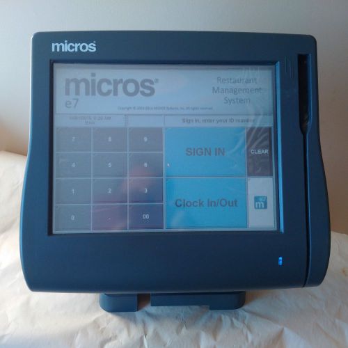 Micros Pos E7 WS4LX E7System, E7 License Key, Ver 4.0!, Manuals