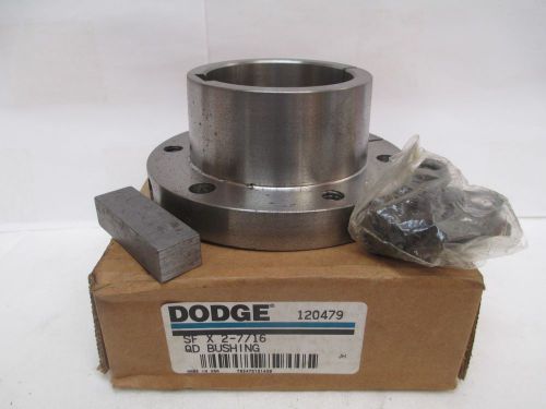 NEW DODGE SF X 2-7/16 QD BUSHING SFX2-7/16 2-7/16&#034; BORE 120479