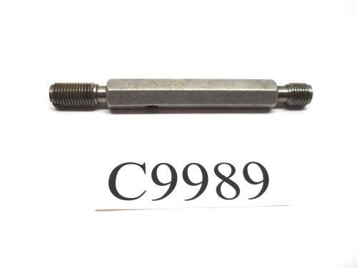 7/16-20 unf-2b thread plug gage go pd .4050 no go pd .4104 lot c9989 for sale