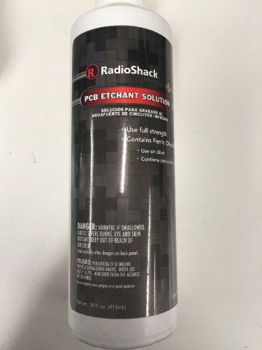 Radio Shack PCB Ferric Chloride Solution Liquid Etchant 473ml (16oz)