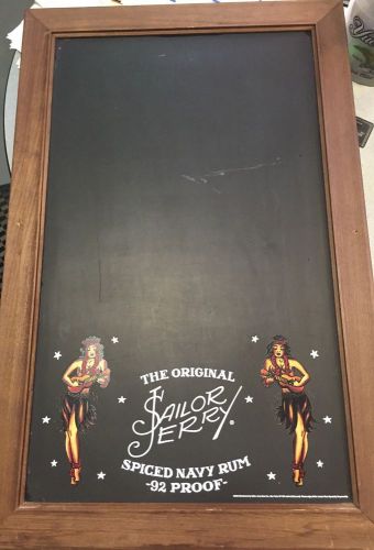 ORIGINAL SAILOR JERRY SPICED NAVY RUM (92 PROOF) MENU BOARD chalk