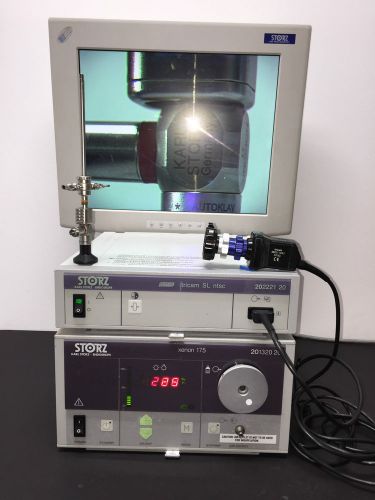 Storz tricam 20222120 w/camera 20221130u w/ xenon 175 light endoscopey system for sale