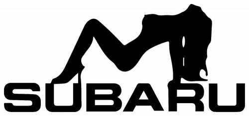 SUBARU NUDE SEXY JDM Vinyl Decal Car Sticker truck bumper laptop tablet 12 inch