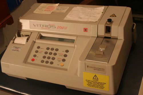 Johnson &amp; Johnson Vitros DT60II Chemistry Analyzer System, working