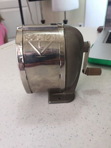 Vintage BOSTON Model L School Desktop PENCIL SHARPENER - Made in USA