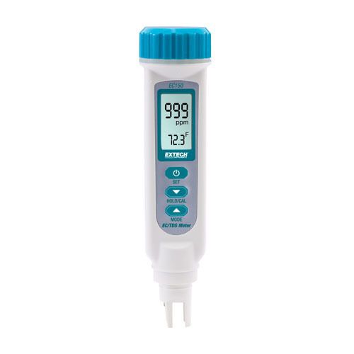 Extech EC150 Conductivity/TDS/Temp Meter, Waterproof w/ multi-ranging sensor