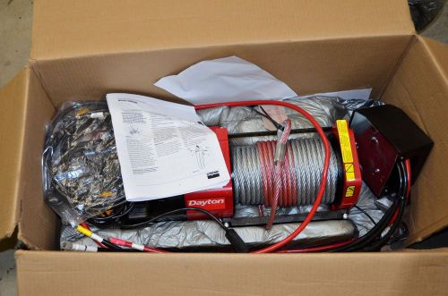 New dayton  10,000 lb 12 volt electric winch, 1.9 hp  5w658c 5w658c no reserve!!-
							
							show original title for sale