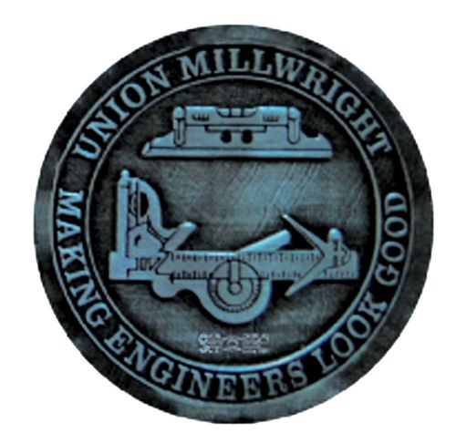 NEW UNION MILLWRIGHT DECAL + 2 free Starrett pocket charts  #19