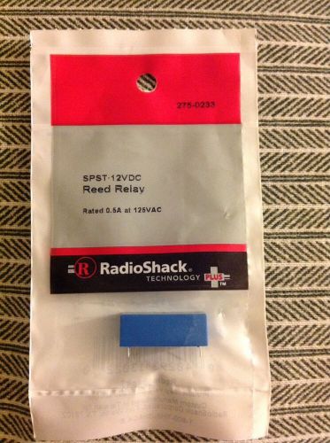 SPST•12VDC Reed Relay #275-0233 By RadioShack