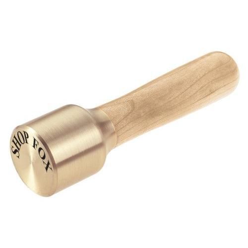 Shop Fox D2809 8-Ounce Brass Head Mallet New