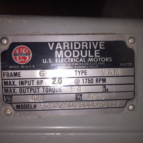 US Varidrive