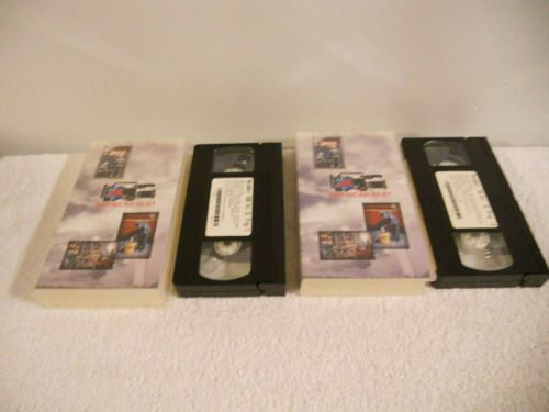 AMERICAN HEAT Fireman TRAINING Tape Lot #17 ~ Commuter Crash/Warehouse Fire+More