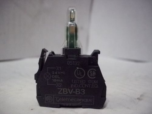 TELEMECANIQUE ZBV-B3 GREEN LED CONTACT BLOCKS QUANTITY!!