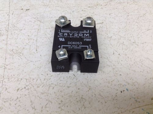 Crydom Crouzet Gordos DC60S3 Solid State Relay 3.5-32 VDC Opto 22 Opto22