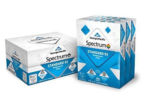 Printer Paper Standard 92 Multi Purpose Bright White 1500 Sheet Letter Office A4