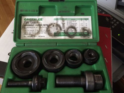 Greenlee Knockout Punch Set - Barely Used -  735/735BB