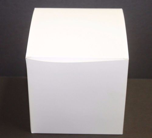 Lot of 100 6x6x6 Gift Retail Shipping Packaging boxes White light cardboard