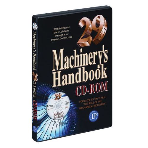 INDUSTRIAL PRESS 28th Edition Handbook CD Rom