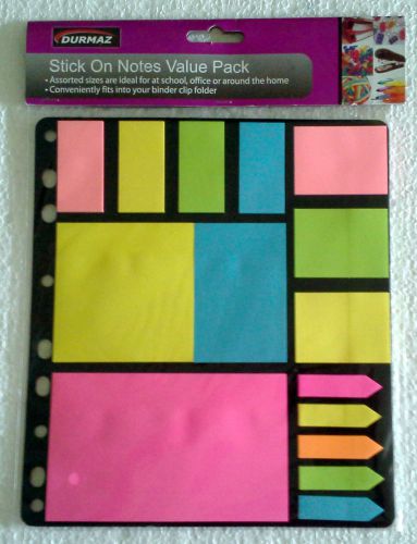 Post-it Notes Sticky Notepad Memo Pad, Bookmark Sticker - 6 Assot Sizes Value Pk