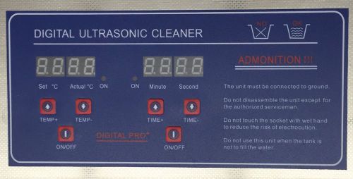 HFS Commercial Grade Digital Ultrasonic Cleaner Stainless Steel 10L 2.6G Capacit