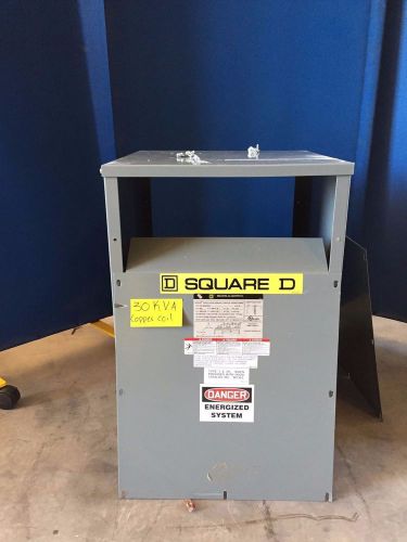 Square D Sorgel 30KVA 480-208Y/120 3PH Copper Coil Transformer