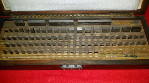 Brown &amp; Sharpe Super - A Jo 88 Piece Gage Block Set