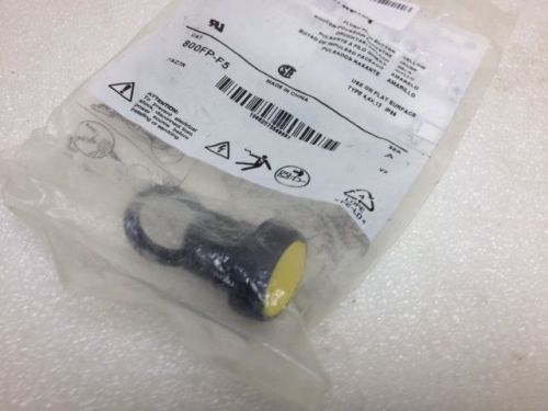 *NEW* Allen Bradley Momentary Pushbutton 800FP-F5, Flush, Yellow Plastic