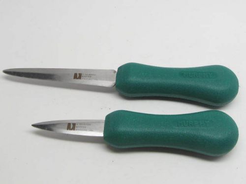 2pc Gulf Oyster Knife Shucker Duxbury Polypropylene Hanlde