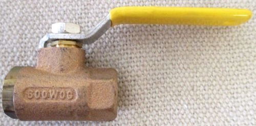 APOLLO Bronze Gas Ball Valve, Inline, FNPT, 1/4 inch-600 Degree #7010101 - Used