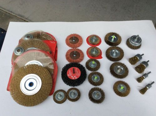 Brass and fiber wheels