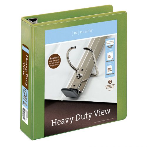 Office Depot® Brand Heavy-Duty D-Ring View Binder, 2&#034; Rings, Army Green