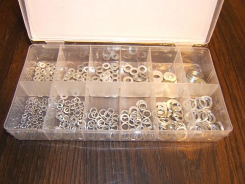 350pc Lock &amp; Flat Washers Assortment Kit New Tools 82950