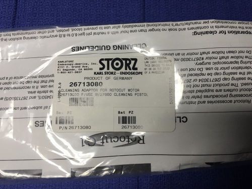 KARL STORZ 26713030 Cleaning adaptor for Rotocut motor - NEW