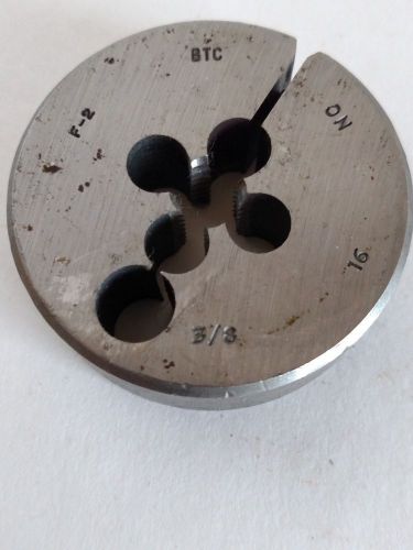 BTC 3/8&#034; NC 16 DIE USA MADE SLIGHTLY USED