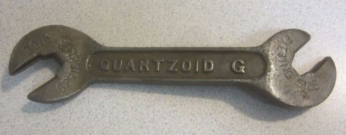 VINTAGE QUARTZOID DURASPEED G SPRINKLER WRENCH UNUSUAL DOUBLE WRENCH