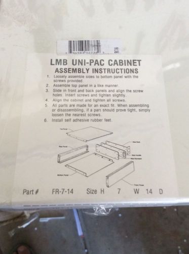 LMB UNI-PAC Cabinet FR-7-14 Size H: W 7, D14