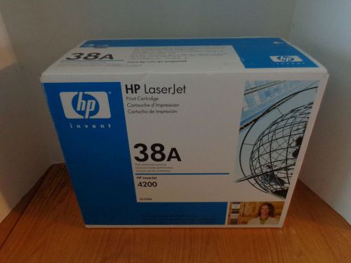 NEW HP Q1338A / 38A BlackToner Cartridge Genuine Sealed  LaserJet 4200 &amp; 4200L,