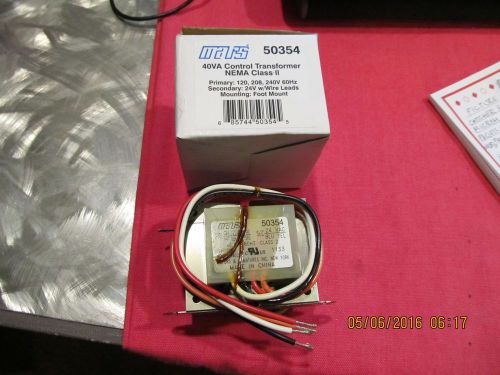 MARS 50354 CONTROL TRANSFORMER, 40VA NEMA CLASS, FOOT MOUNT NEW *FREE SHIPPING*