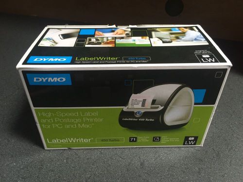 New in Box! Dymo LabelWriter 450 Turbo High-Speed Label/Postage Printer PC Mac