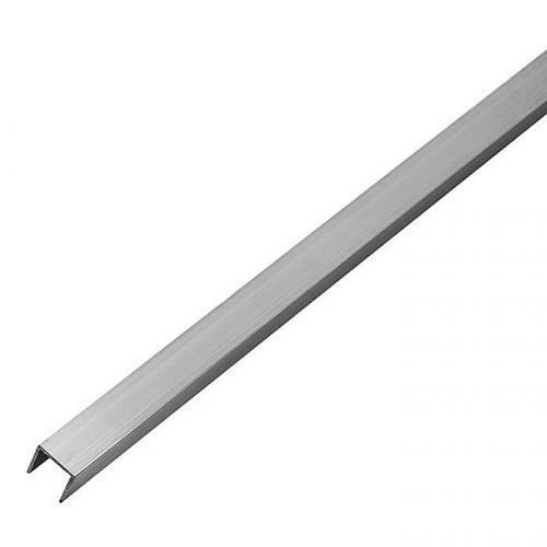 0.5&#034; x 1&#034; x 0.5&#034;  Aluminium U Channel 6061 T651 x 84&#034;-Long x 2.4 mm Thick