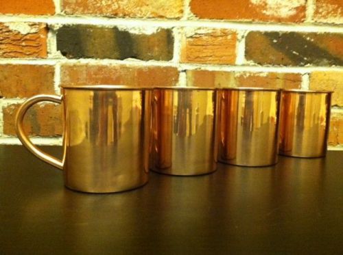 Moscow Mule Mugs - 100% copper - set of 4 14 oz mugs Discount Dent/Scratch Batch