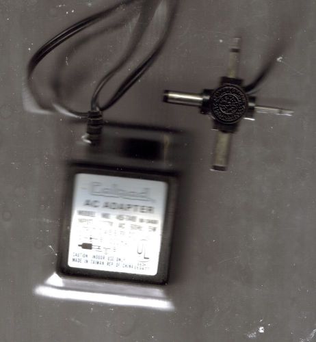 Calrad ac adapter class 2 transformer model 45-749 117v ac 60hz 5w 3-4.5-6-9v for sale