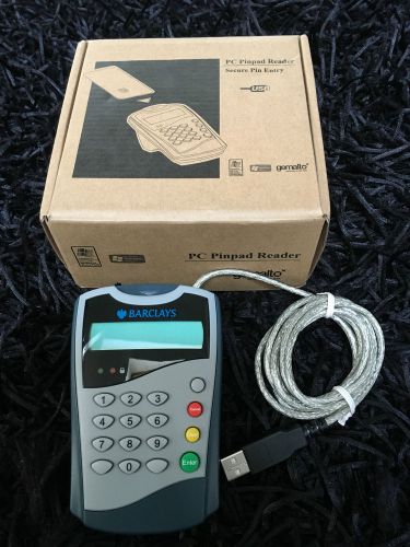 Gemalto Hwp118085c PC Pinpad Reader Barclays USB Smart Card Reader