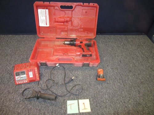 Milwaukee 18v hammer drill heavy duty 0627-20 1/2&#034; 48-59-0255 charger nicd nimh for sale