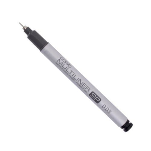 Copic Multiliner SP Black Ink Marker, 0.03 Tip 1pcs