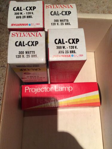 5 Sylvania Projector Lamps CAL-CXP 300w 120v