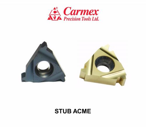 5 Pcs. Carmex Carbide Thread Turning Inserts STUB ACME Grade BMA / BXC