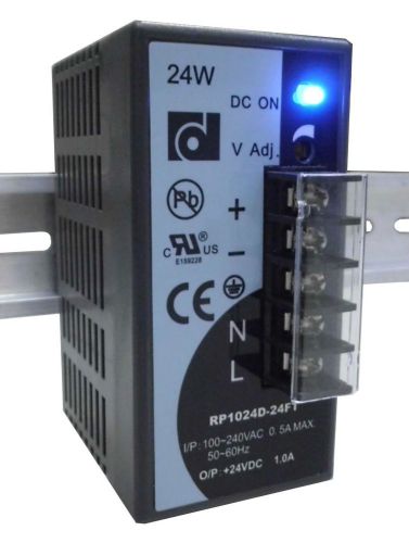 REIGNPOWER RP1024D-24FT 24V 1A Din Rail Power Supply