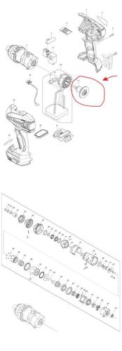 MAKITA ARMATURE 14,4V - 18V BTP131 BTP141 CORDLESS DRILL ROTOR 619292-6