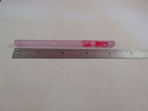 CHIPPED LASER ROD YAG CRYSTAL OPTICS &amp;52-A-28